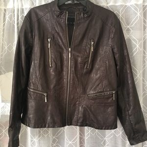Brown “pleather” jacket